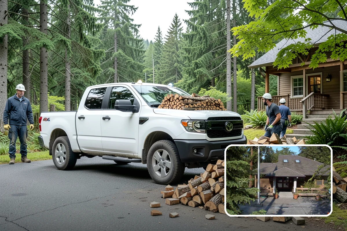 Wedding Firewood in Yarrow Point, King County, WA - Fully seasoned wood that lights cleanly on cue