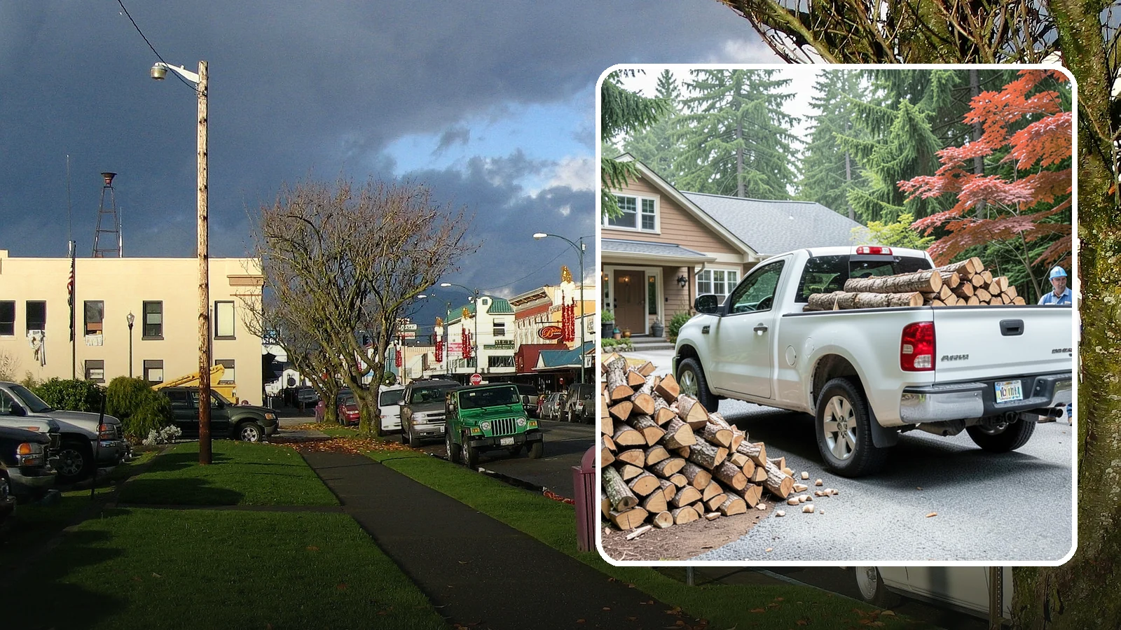 Weekend Delivery in Arlington, Snohomish County, WA - Firewood delivered on Saturdays or Sundays to fit around your work week.
