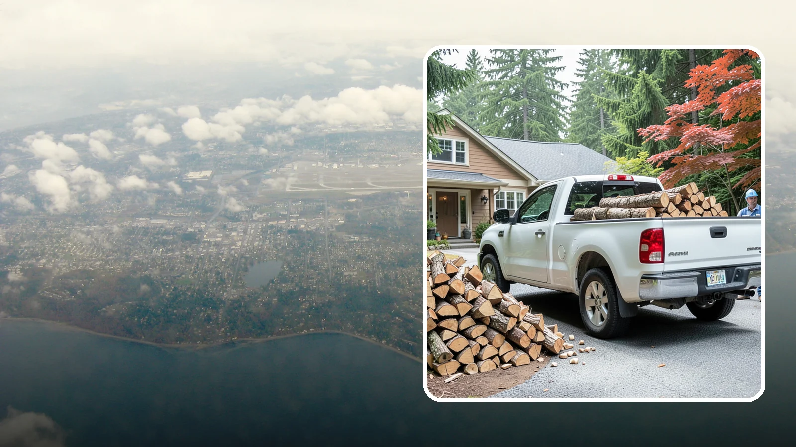Weekend Delivery in Burien, King County, WA - Firewood delivered on Saturdays or Sundays to fit around your work week.