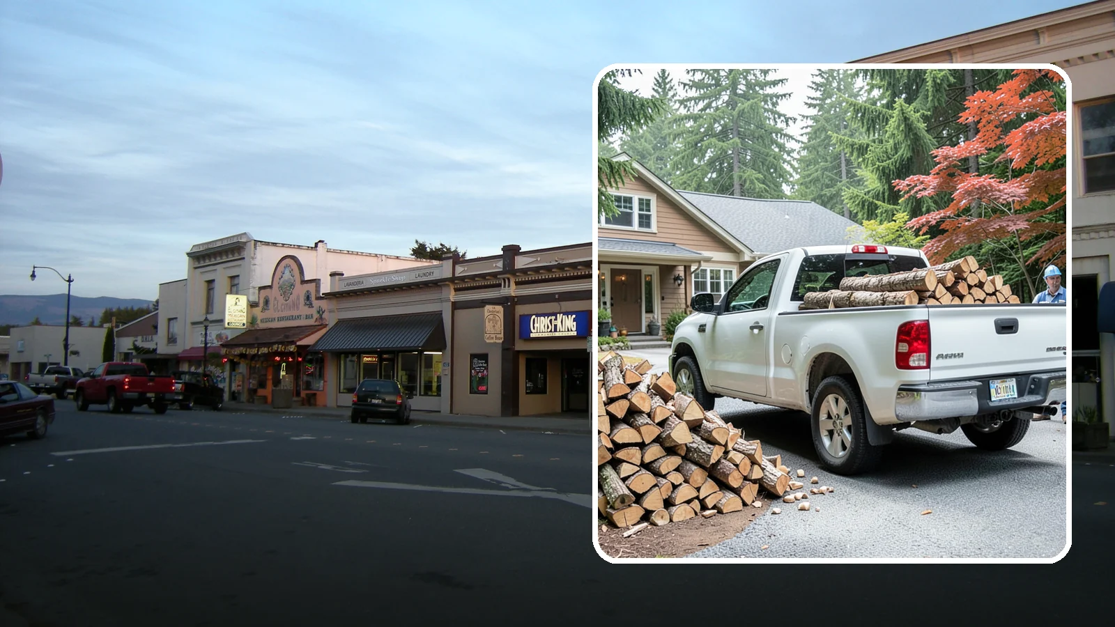 Weekend Delivery in Burlington, Skagit County, WA - Firewood delivered on Saturdays or Sundays to fit around your work week.