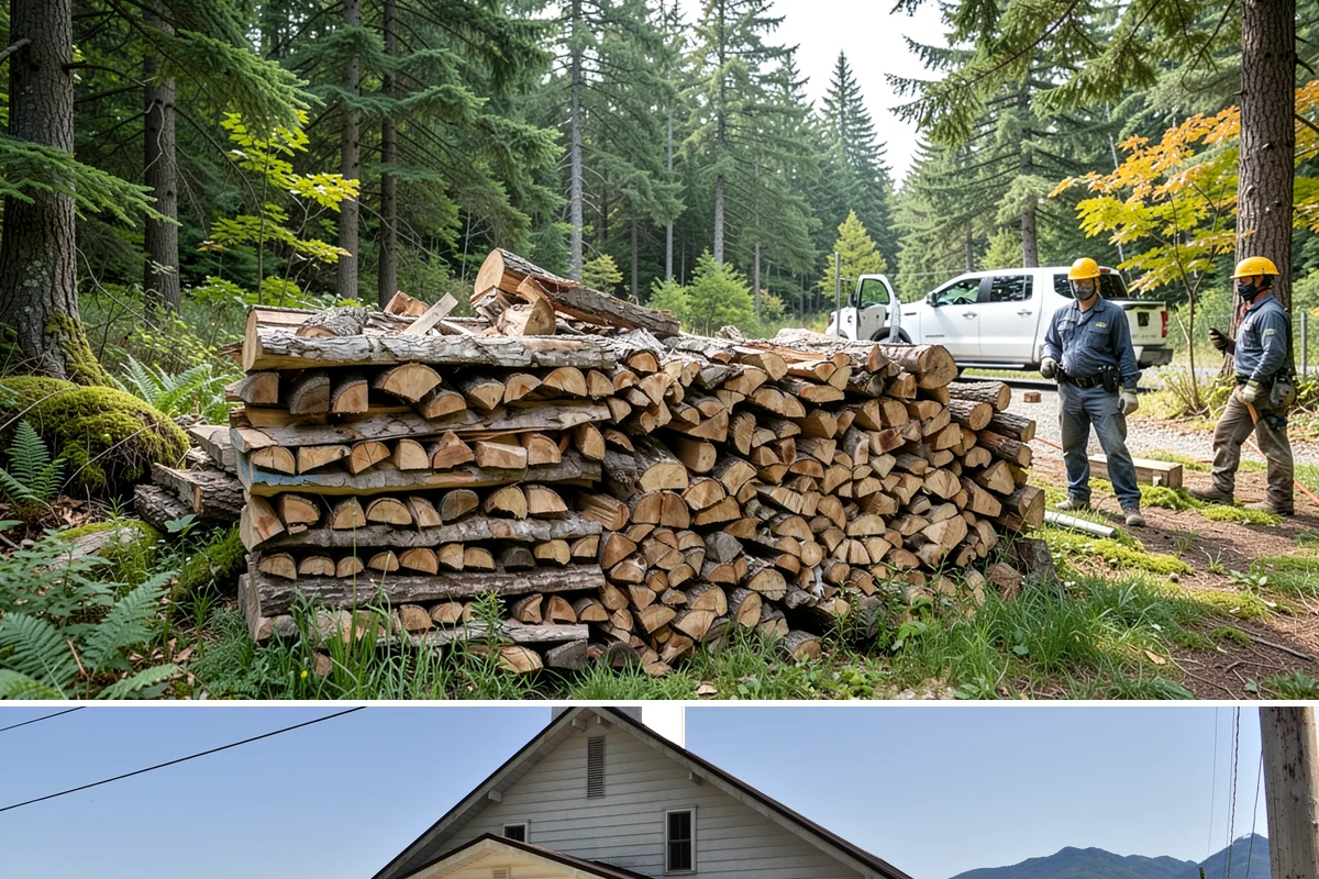 Weekend Delivery in Concrete, Skagit County, WA - In highest demand during fall weekends, so book your slot early.