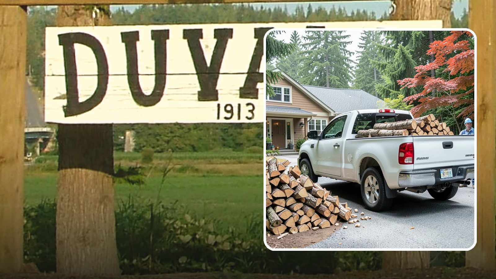 Weekend Delivery in Duvall, King County, WA - Firewood delivered on Saturdays or Sundays to fit around your work week.