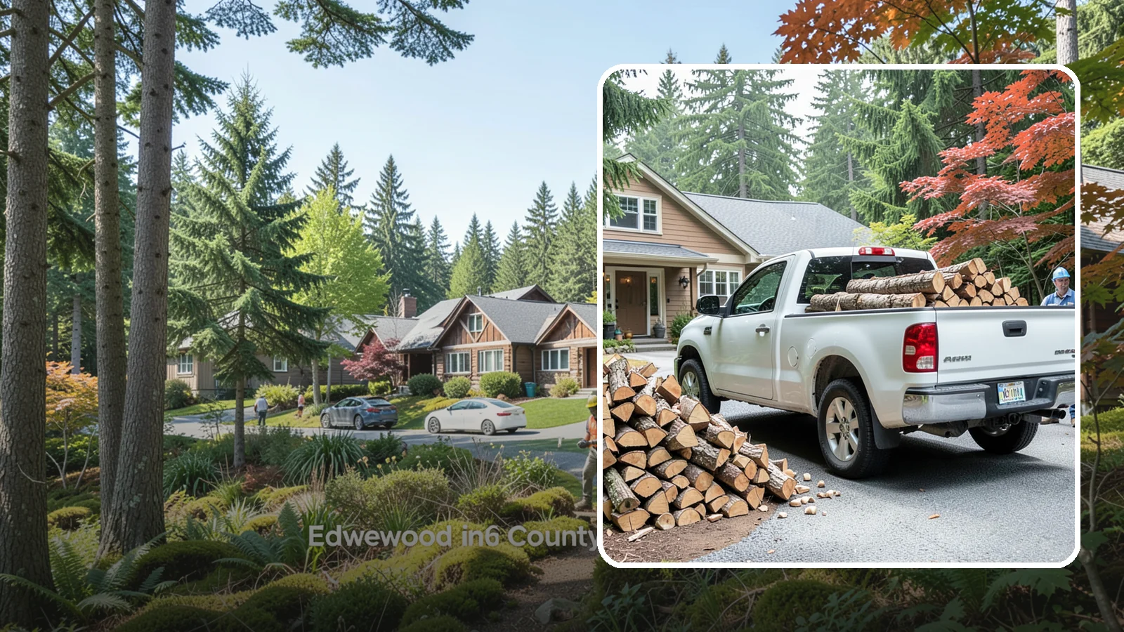Weekend Delivery in Edgewood, Pierce County, WA - Firewood delivered on Saturdays or Sundays to fit around your work week.