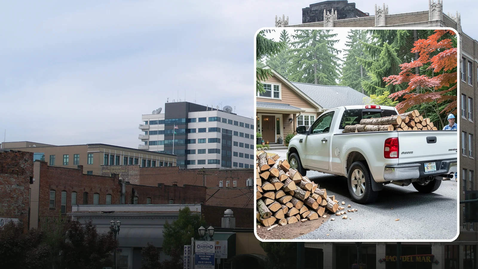 Weekend Delivery in Everett, Snohomish County, WA - Firewood delivered on Saturdays or Sundays to fit around your work week.