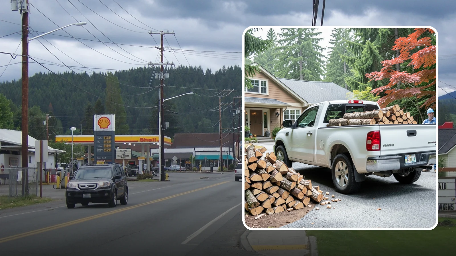 Weekend Delivery in Granite Falls, Snohomish County, WA - Firewood delivered on Saturdays or Sundays to fit around your work week.