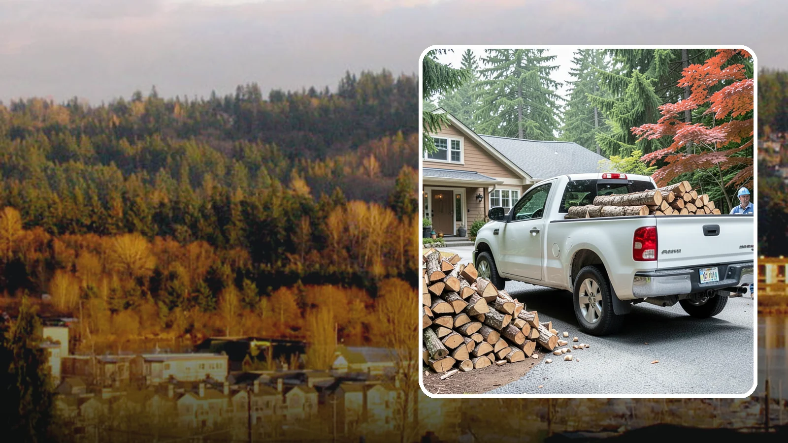 Weekend Delivery in Kenmore, King County, WA - Firewood delivered on Saturdays or Sundays to fit around your work week.