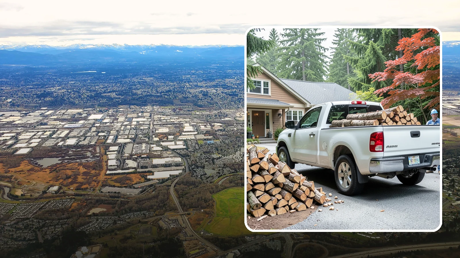 Weekend Delivery in Kent, King County, WA - Firewood delivered on Saturdays or Sundays to fit around your work week.