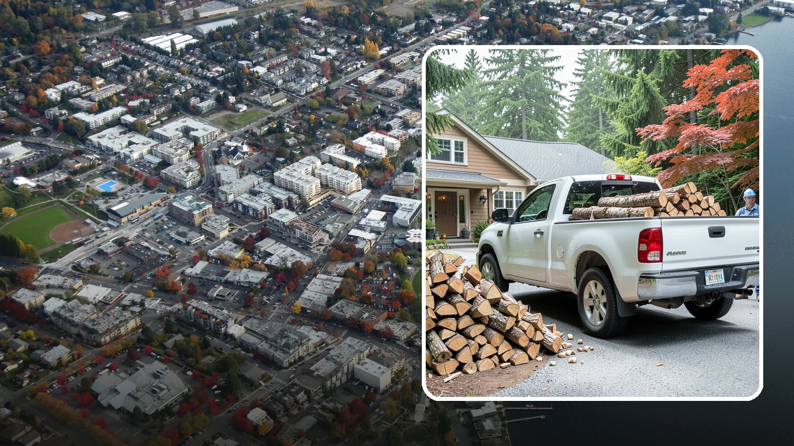 Weekend Delivery in Kirkland, King County, WA - Firewood delivered on Saturdays or Sundays to fit around your work week.