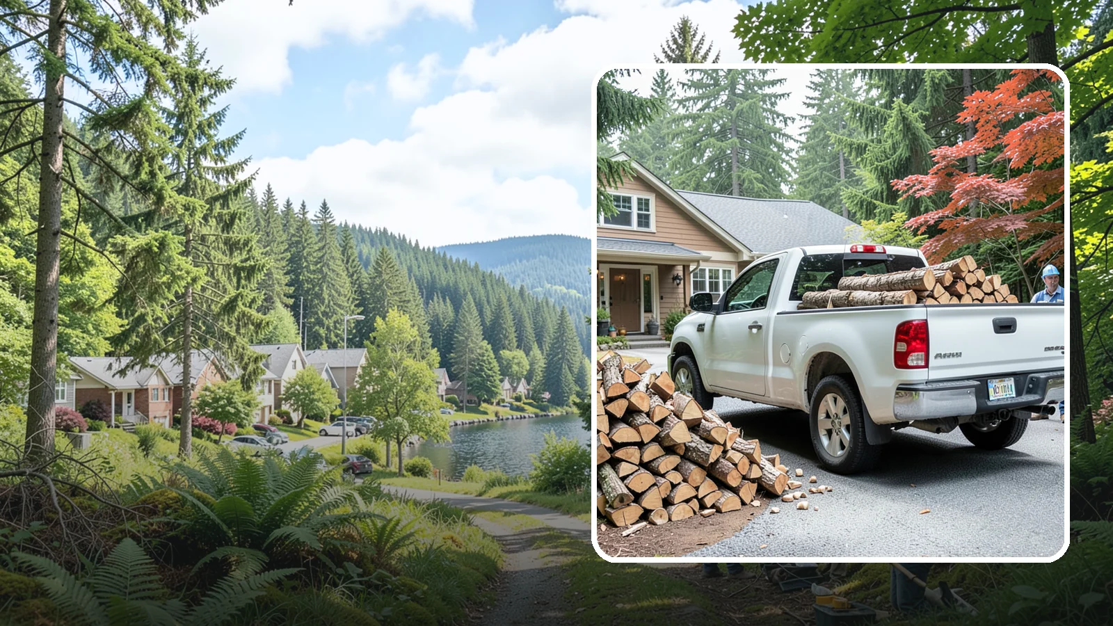 Weekend Delivery in Lake Forest Park, King County, WA - Firewood delivered on Saturdays or Sundays to fit around your work week.