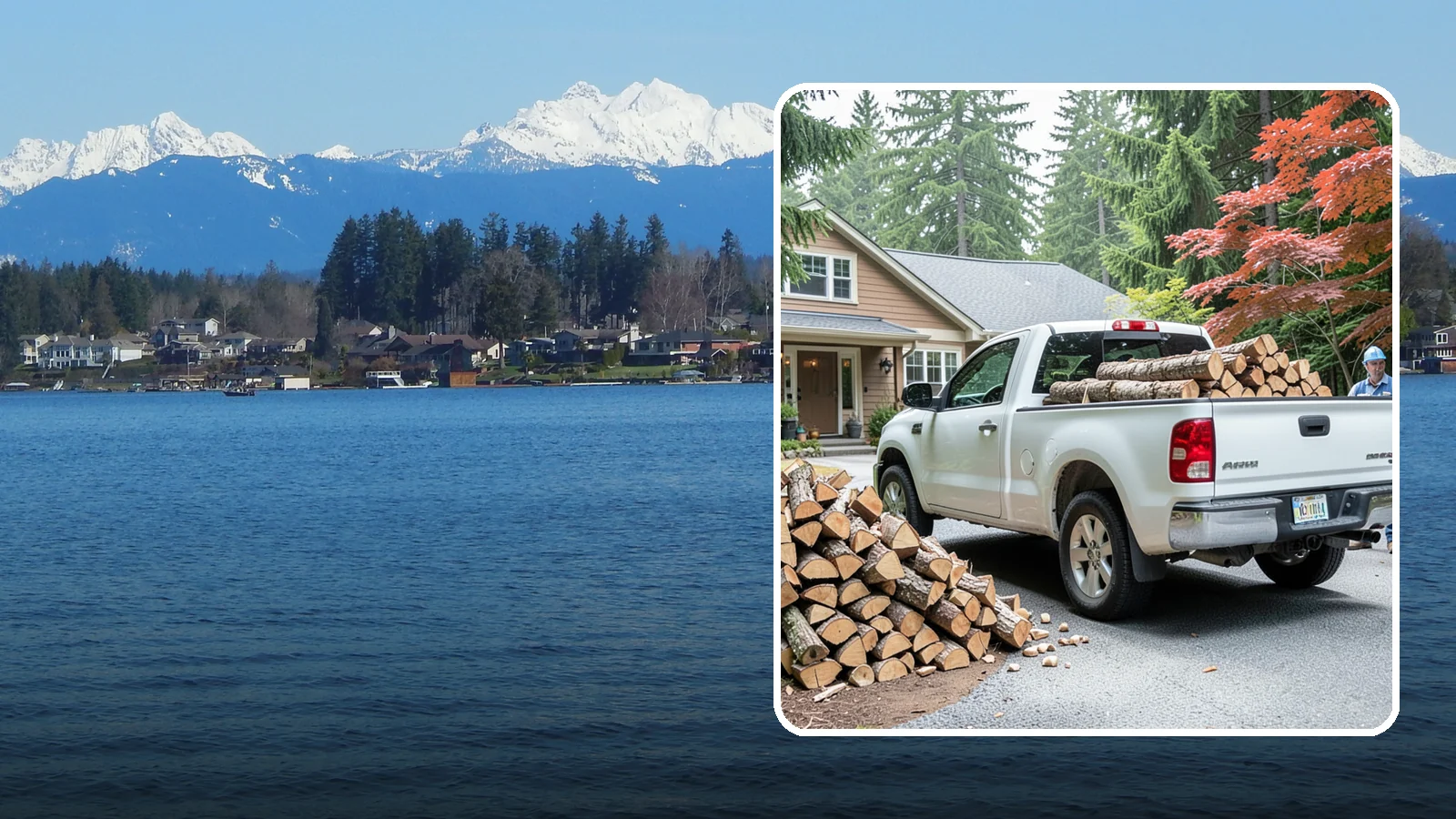 Weekend Delivery in Lake Stevens, Snohomish County, WA - Firewood delivered on Saturdays or Sundays to fit around your work week.