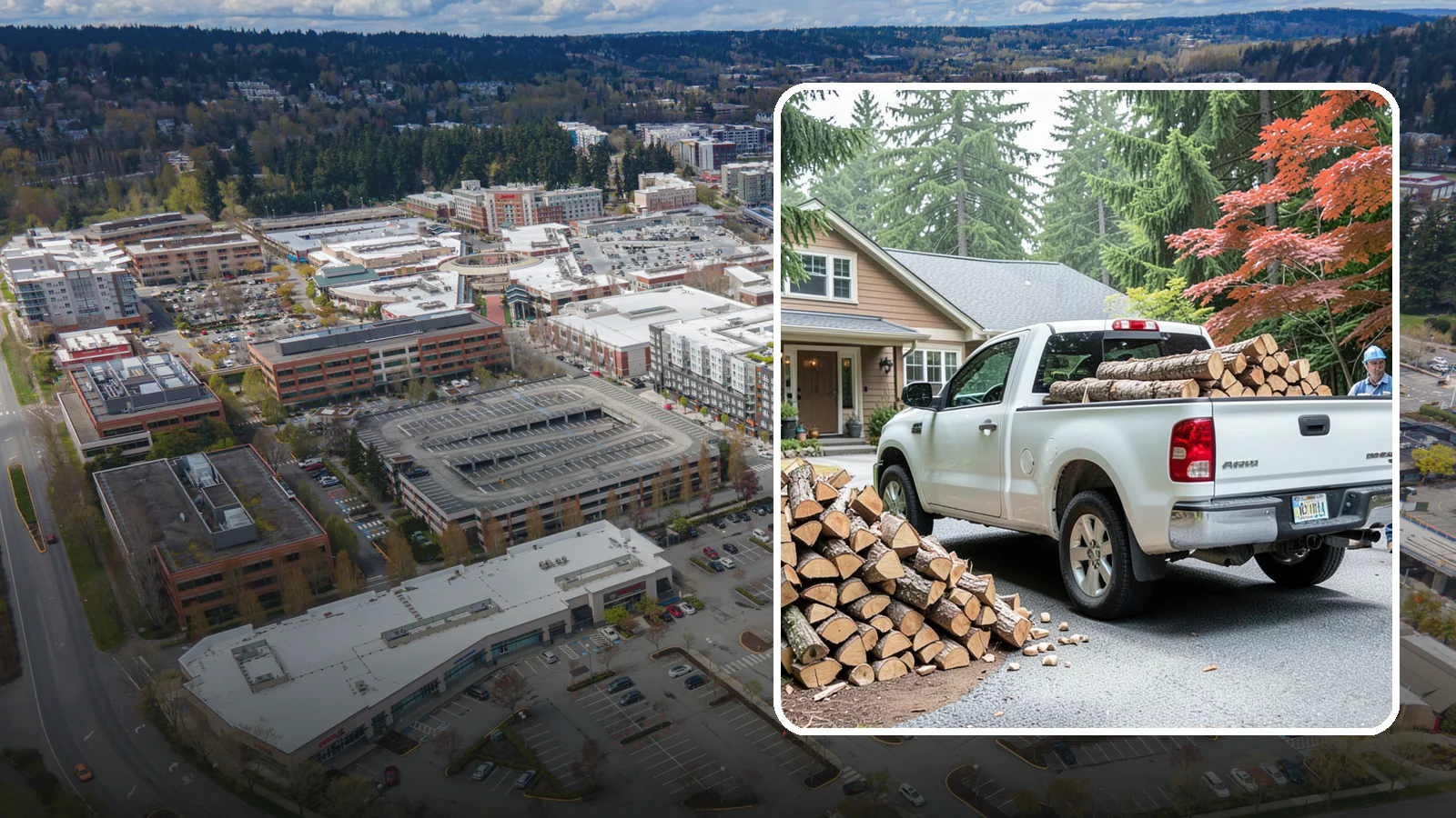 Weekend Delivery in Redmond, King County, WA - Firewood delivered on Saturdays or Sundays to fit around your work week.