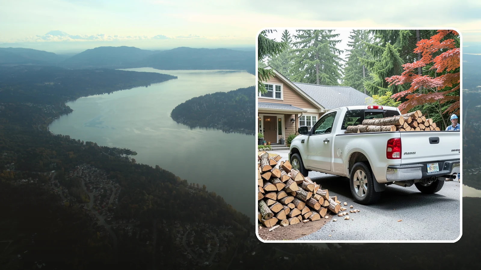Weekend Delivery in Sammamish, King County, WA - Firewood delivered on Saturdays or Sundays to fit around your work week.