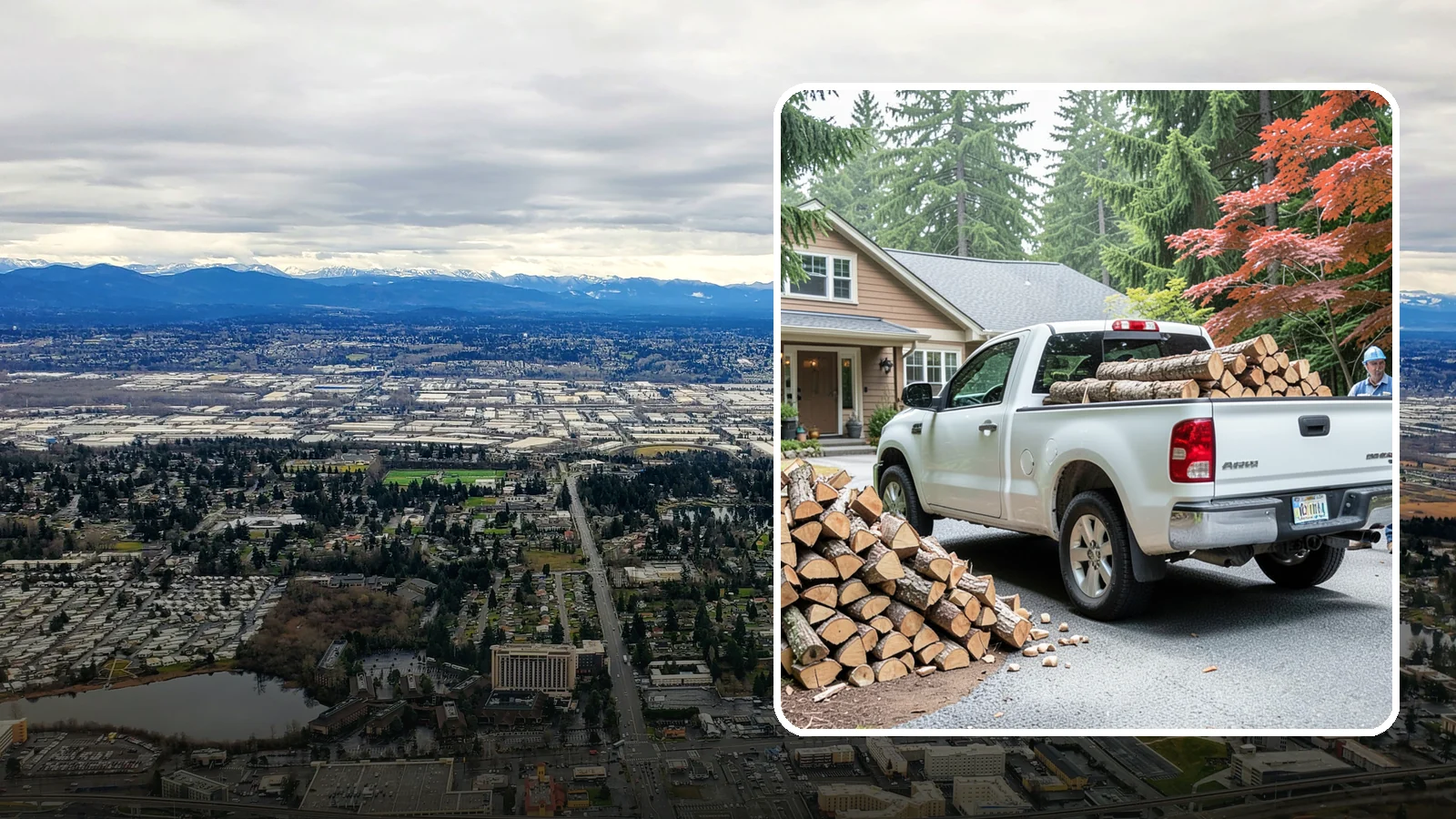 Weekend Delivery in SeaTac, King County, WA - Firewood delivered on Saturdays or Sundays to fit around your work week.