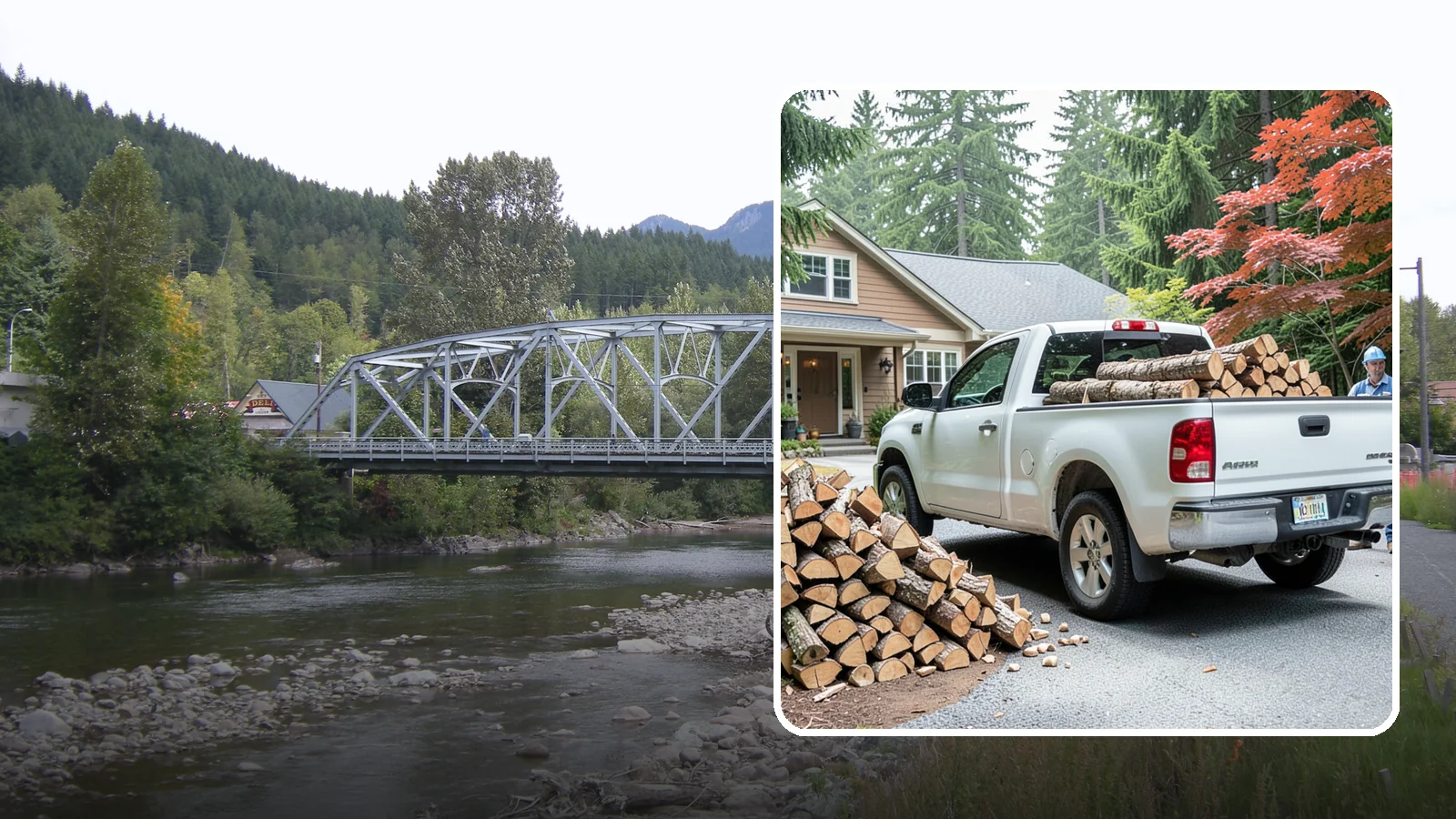 Weekend Delivery in Skykomish, King County, WA - Firewood delivered on Saturdays or Sundays to fit around your work week.
