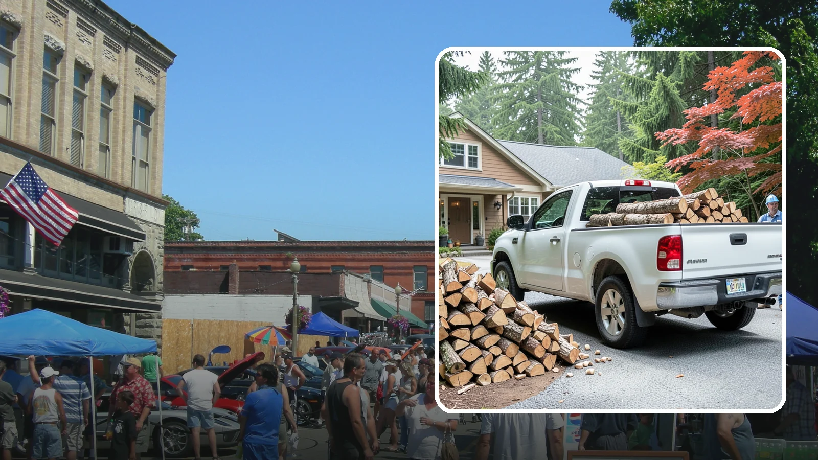 Weekend Delivery in Snohomish, Snohomish County, WA - Firewood delivered on Saturdays or Sundays to fit around your work week.