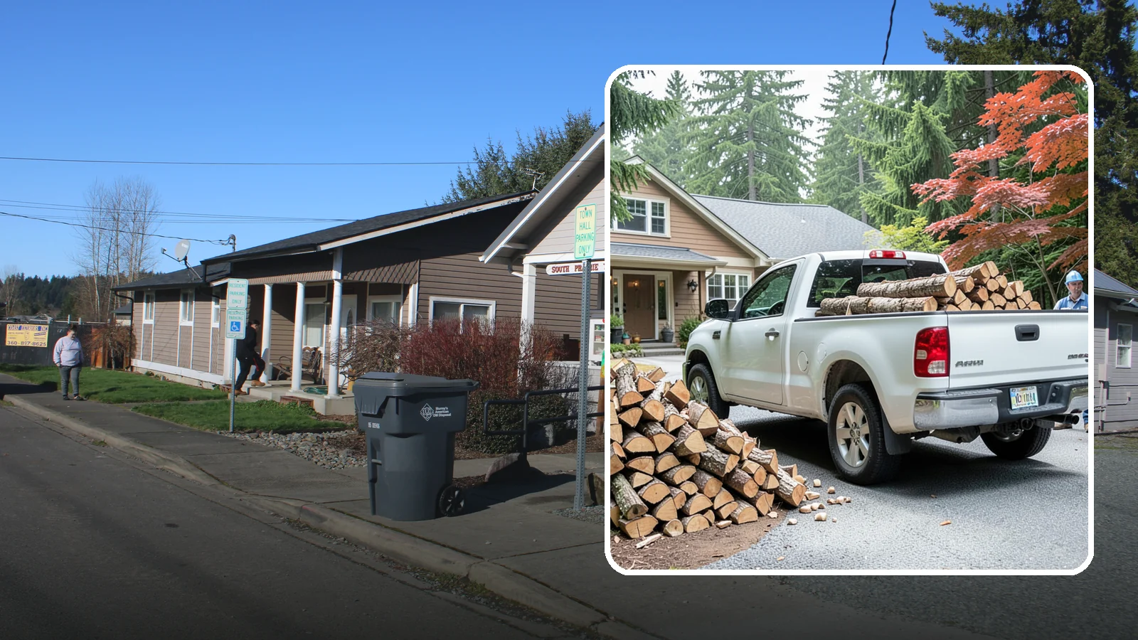 Weekend Delivery in South Prairie, Pierce County, WA - Firewood delivered on Saturdays or Sundays to fit around your work week.