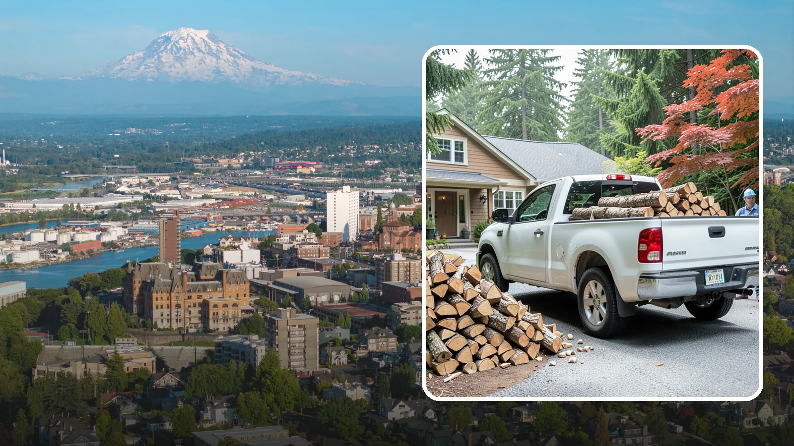 Weekend Delivery in Tacoma, Pierce County, WA - Firewood delivered on Saturdays or Sundays to fit around your work week.