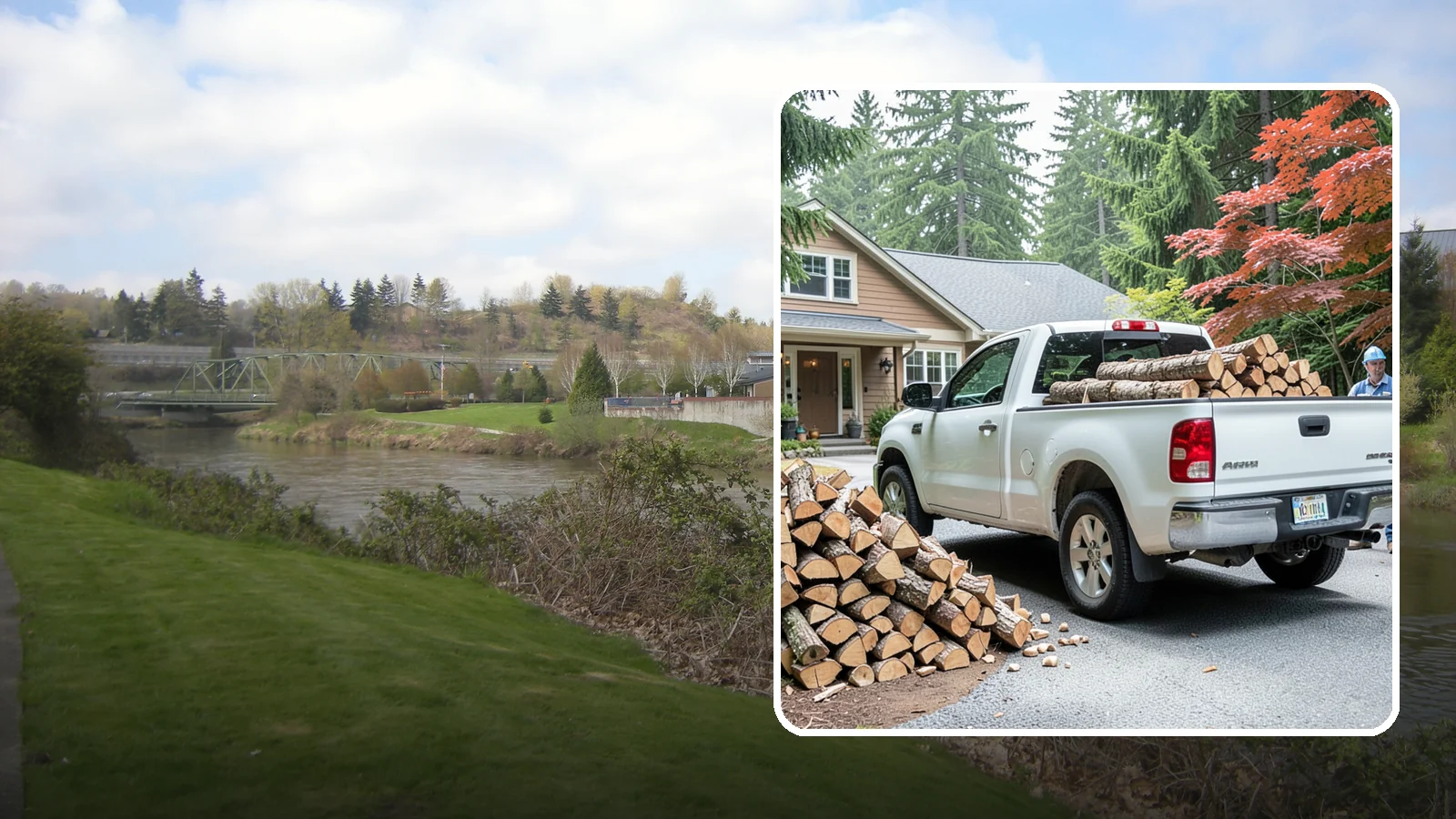 Weekend Delivery in Tukwila, King County, WA - Firewood delivered on Saturdays or Sundays to fit around your work week.
