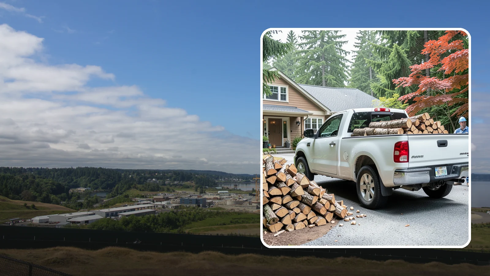 Weekend Delivery in University Place, Pierce County, WA - Firewood delivered on Saturdays or Sundays to fit around your work week.
