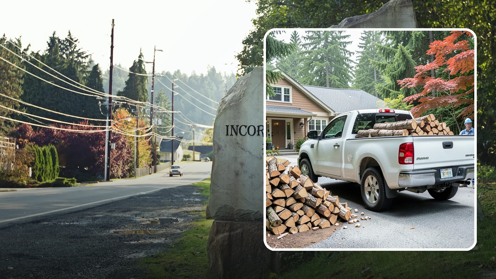 Weekend Delivery in Wilkeson, Pierce County, WA - Firewood delivered on Saturdays or Sundays to fit around your work week.