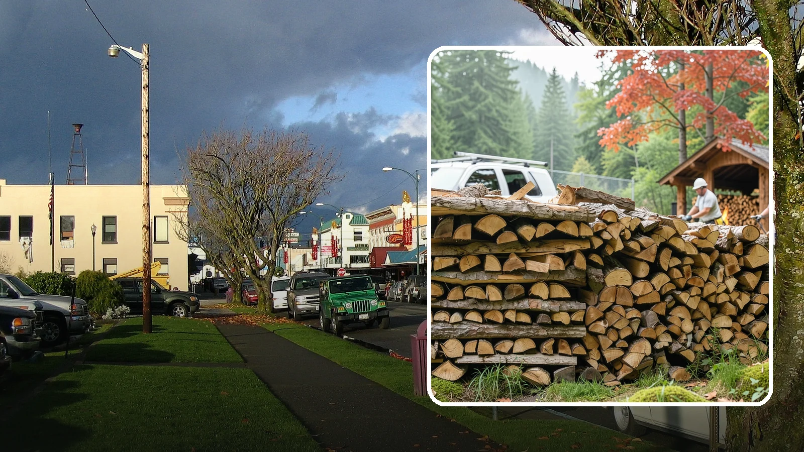 Winery Firewood in Arlington, Snohomish County, WA - We supply Pacific Northwest wineries with seasoned firewood for tasting room hearths, outdoor fire features, and events.
