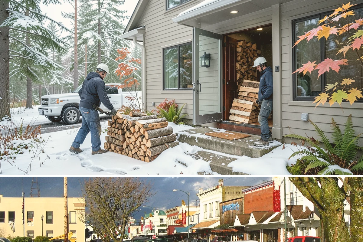 Winery Firewood in Arlington, Snohomish County, WA - Ramp up supply for fall harvest events and the cool-weather tasting season.