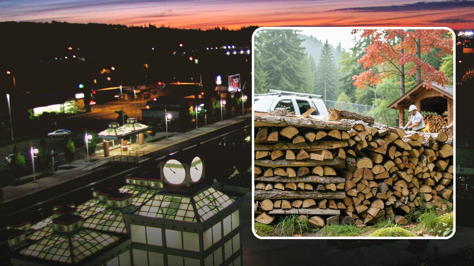 Winery Firewood in Auburn, King County, WA - We supply Pacific Northwest wineries with seasoned firewood for tasting room hearths, outdoor fire features, and events.