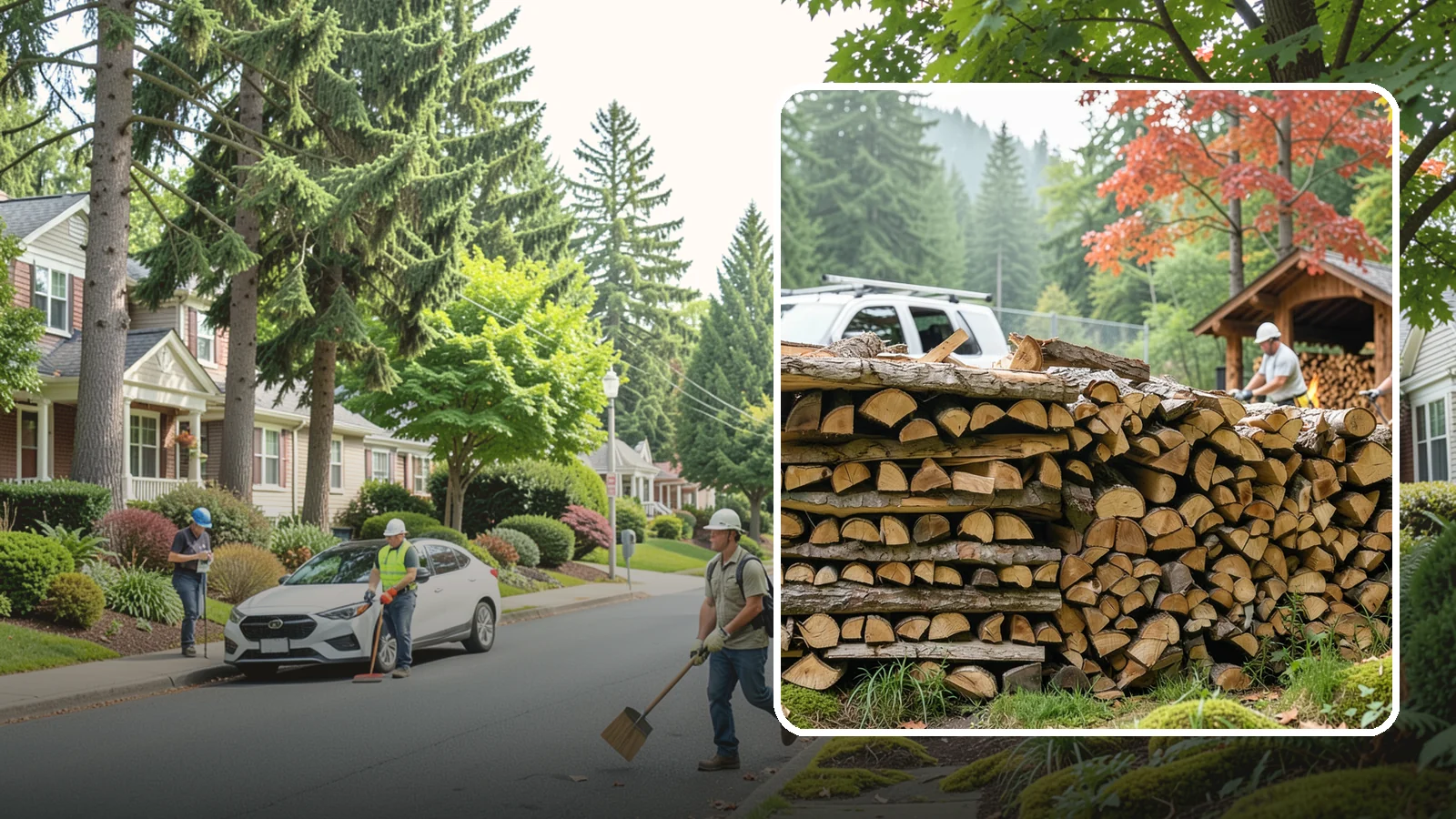 Winery Firewood in Beaux Arts Village, King County, WA - We supply Pacific Northwest wineries with seasoned firewood for tasting room hearths, outdoor fire features, and events.