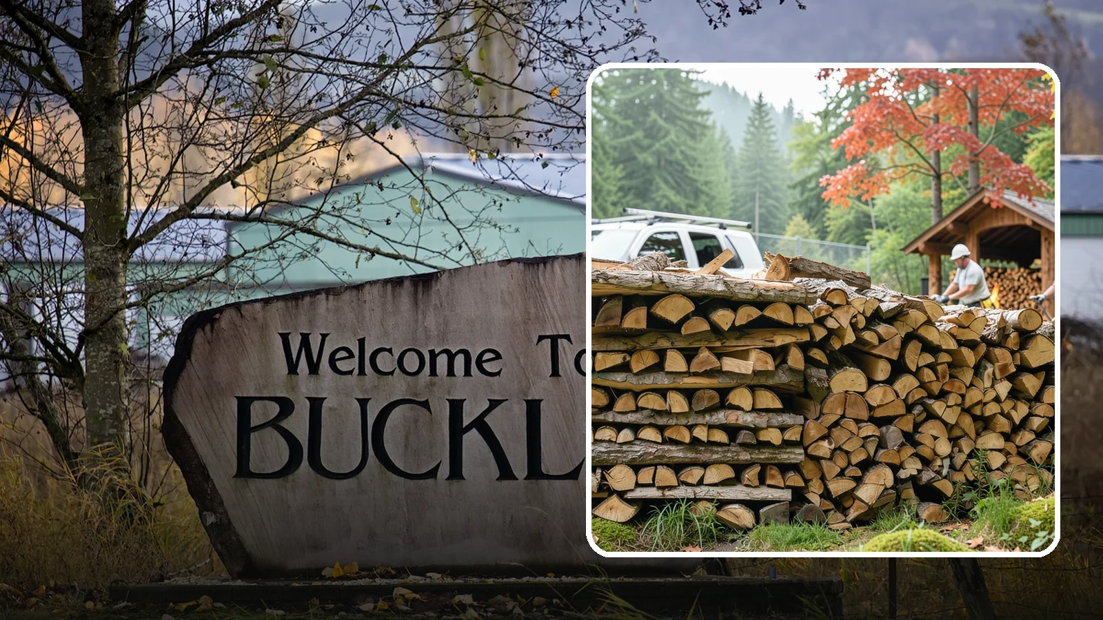 Winery Firewood in Buckley, Pierce County, WA - We supply Pacific Northwest wineries with seasoned firewood for tasting room hearths, outdoor fire features, and events.