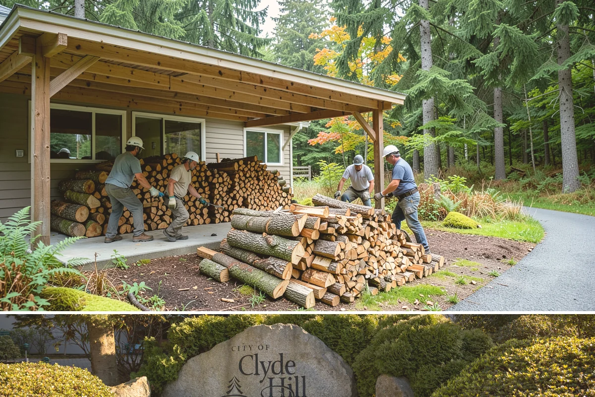 Winery Firewood in Clyde Hill, King County, WA - Ramp up supply for fall harvest events and the cool-weather tasting season.
