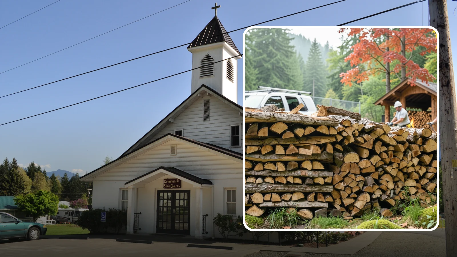 Winery Firewood in Concrete, Skagit County, WA - We supply Pacific Northwest wineries with seasoned firewood for tasting room hearths, outdoor fire features, and events.