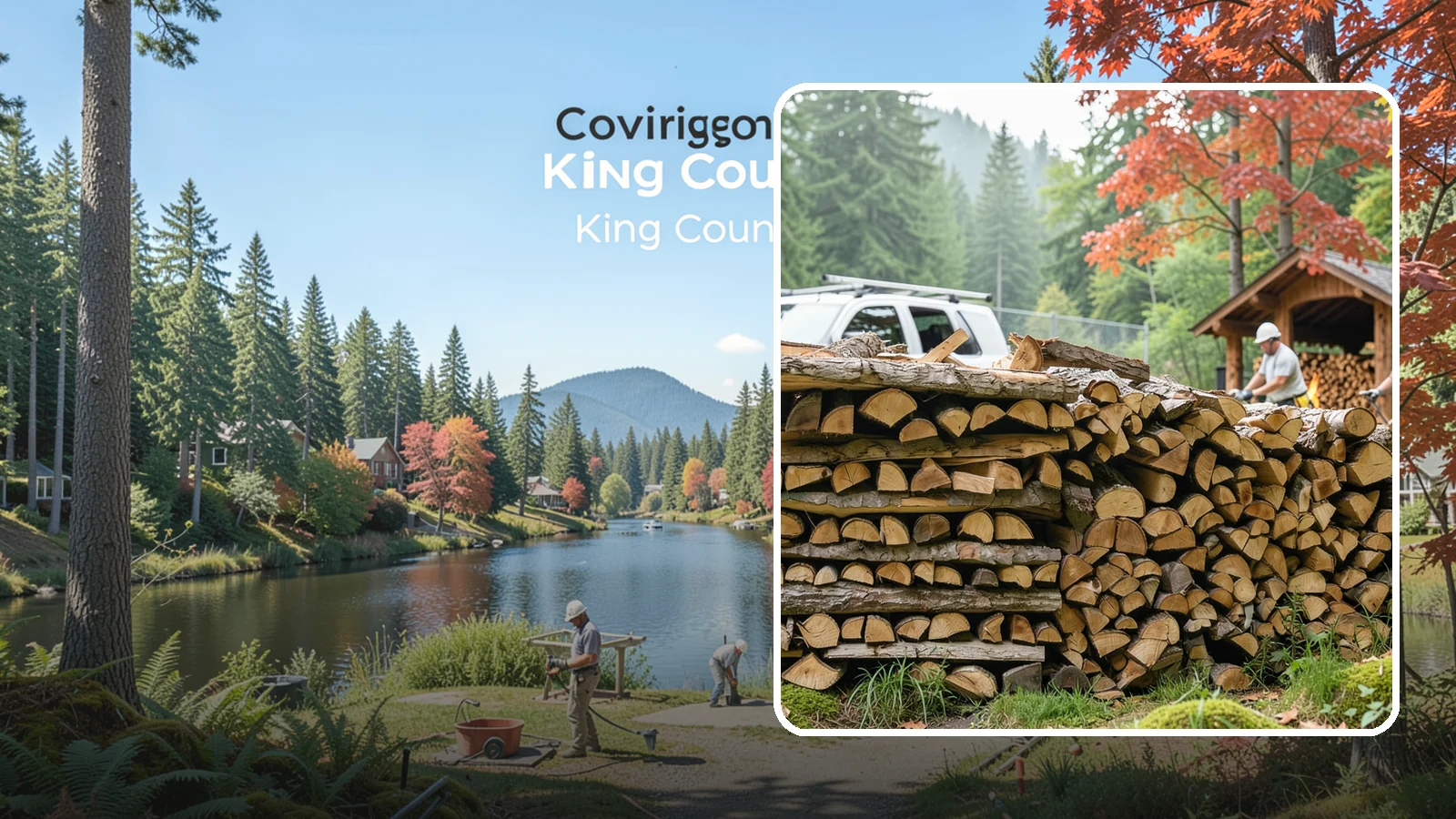 Winery Firewood in Covington, King County, WA - We supply Pacific Northwest wineries with seasoned firewood for tasting room hearths, outdoor fire features, and events.