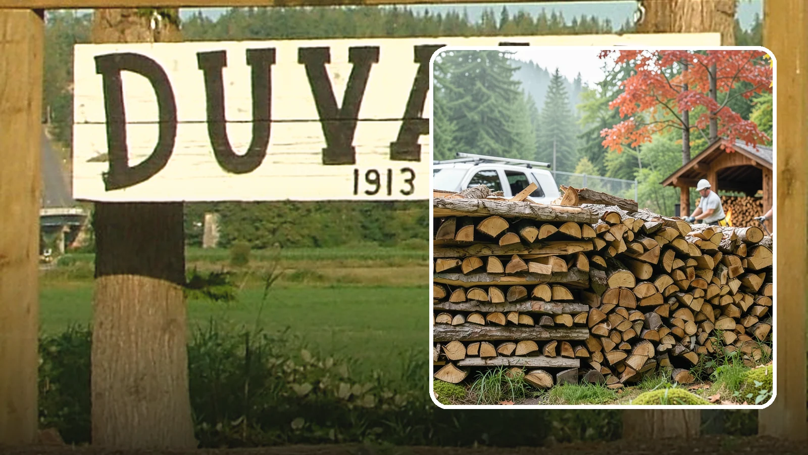 Winery Firewood in Duvall, King County, WA - We supply Pacific Northwest wineries with seasoned firewood for tasting room hearths, outdoor fire features, and events.