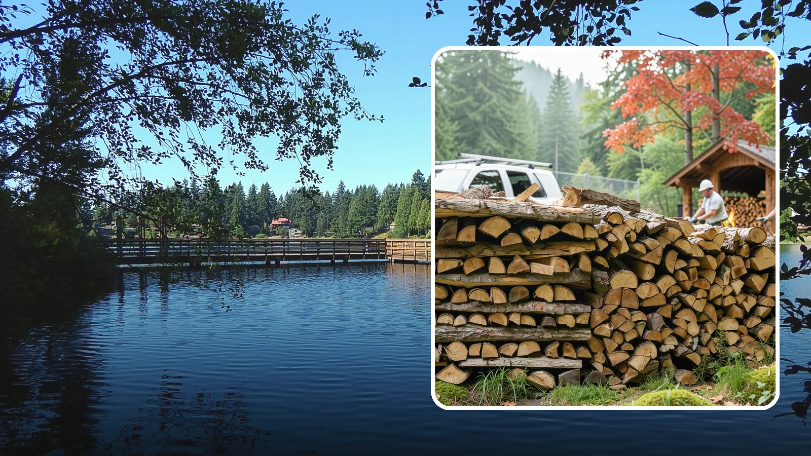 Winery Firewood in Federal Way, King County, WA - We supply Pacific Northwest wineries with seasoned firewood for tasting room hearths, outdoor fire features, and events.