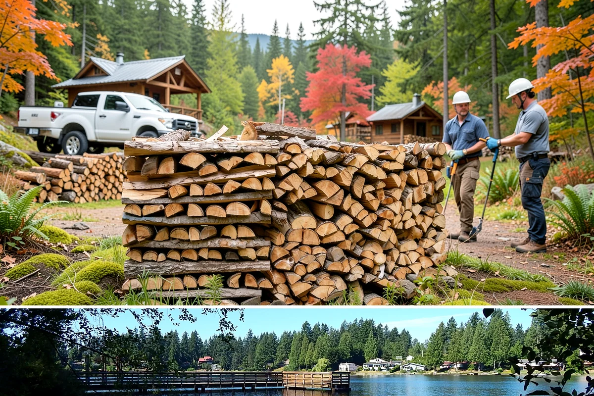 Winery Firewood in Federal Way, King County, WA - Ramp up supply for fall harvest events and the cool-weather tasting season.