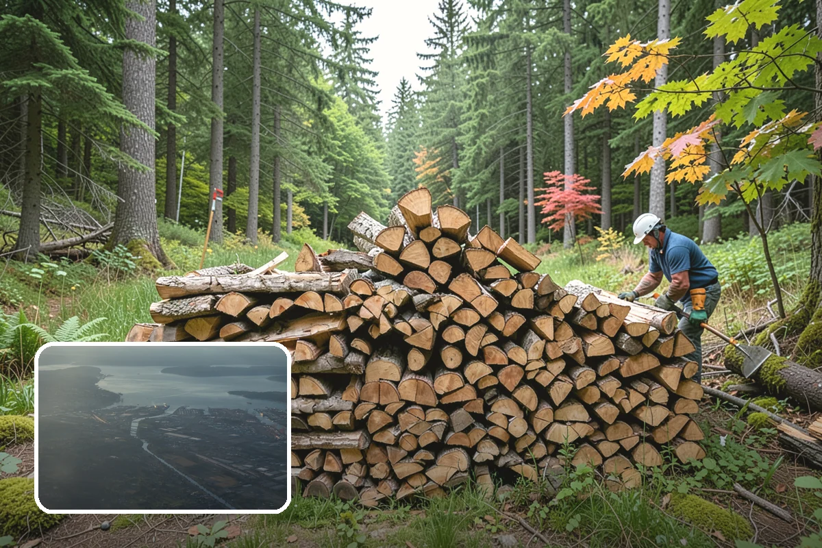 Winery Firewood in Fife, Pierce County, WA - Clean-burning wood that enhances the tasting experience