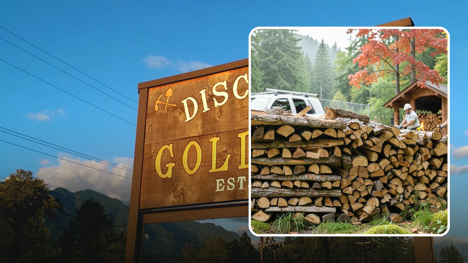Winery Firewood in Gold Bar, Snohomish County, WA - We supply Pacific Northwest wineries with seasoned firewood for tasting room hearths, outdoor fire features, and events.