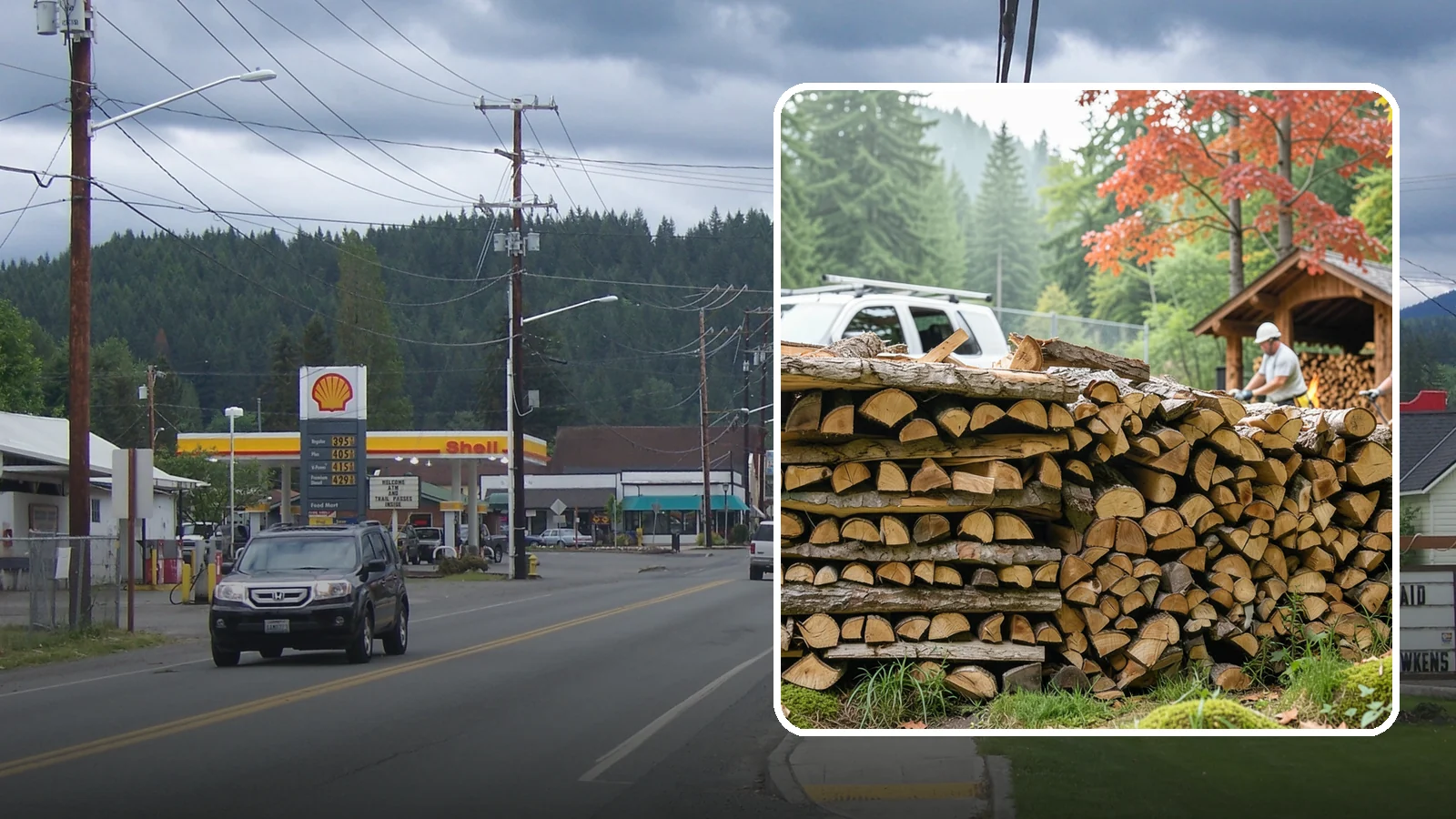 Winery Firewood in Granite Falls, Snohomish County, WA - We supply Pacific Northwest wineries with seasoned firewood for tasting room hearths, outdoor fire features, and events.