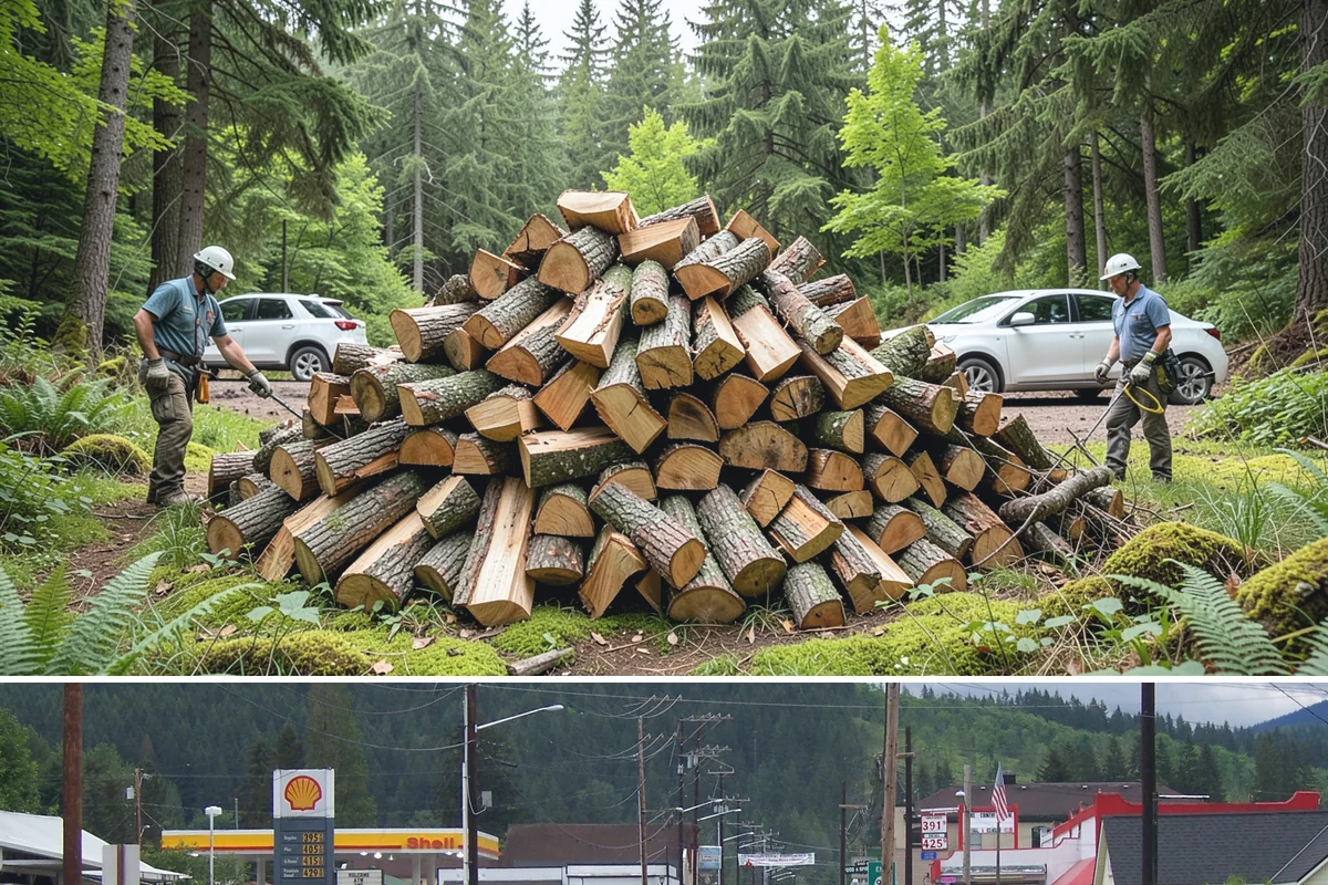 Winery Firewood in Granite Falls, Snohomish County, WA - Ramp up supply for fall harvest events and the cool-weather tasting season.