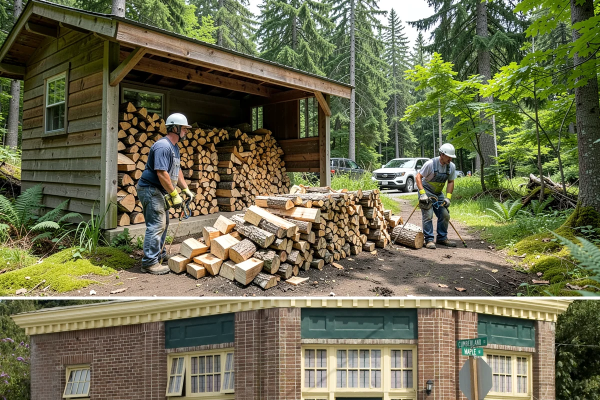 Winery Firewood in Hamilton, Skagit County, WA - Ramp up supply for fall harvest events and the cool-weather tasting season.