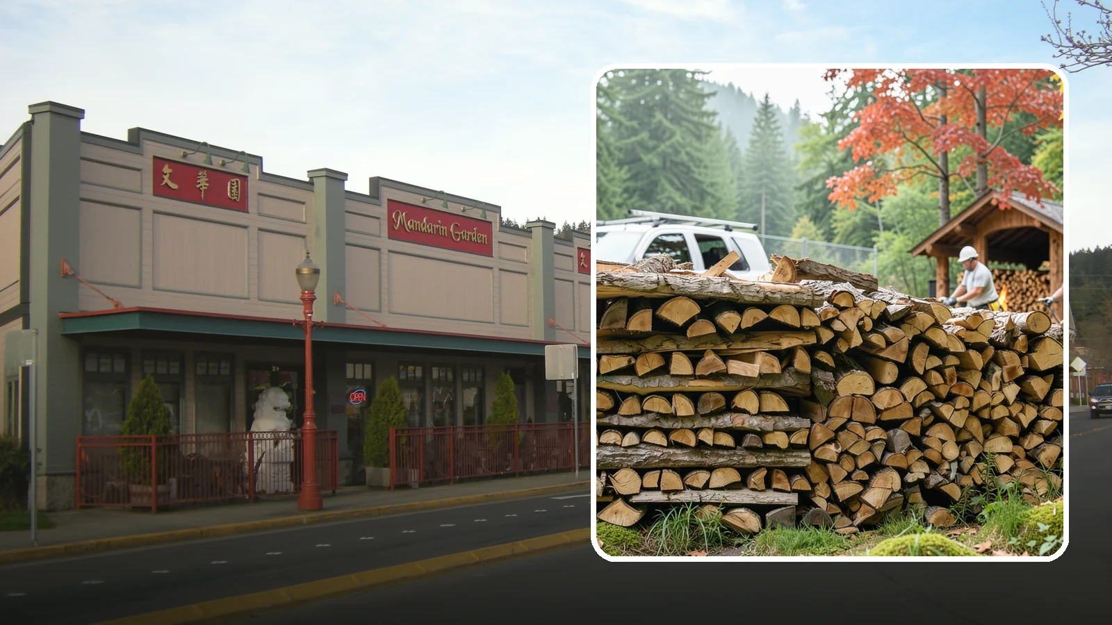 Winery Firewood in Issaquah, King County, WA - We supply Pacific Northwest wineries with seasoned firewood for tasting room hearths, outdoor fire features, and events.