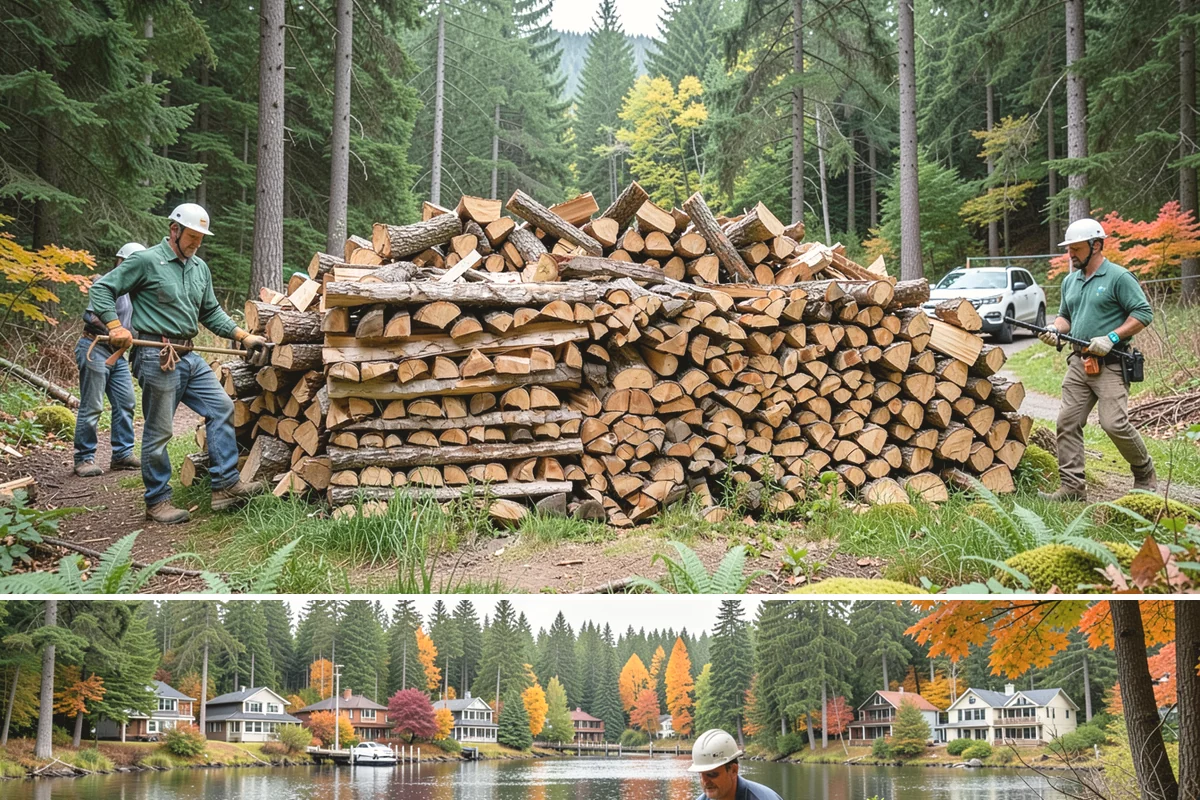 Winery Firewood in La Conner, Skagit County, WA - Ramp up supply for fall harvest events and the cool-weather tasting season.