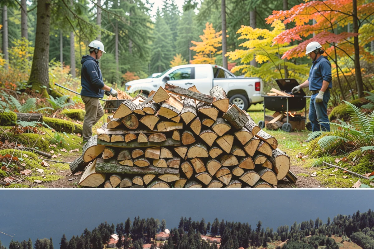 Winery Firewood in Lakewood, Pierce County, WA - Ramp up supply for fall harvest events and the cool-weather tasting season.