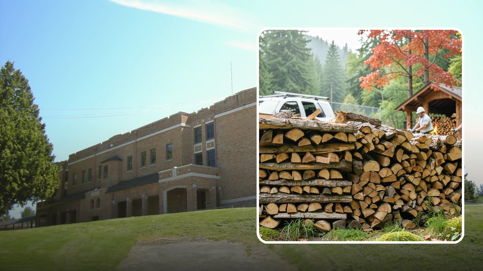 Winery Firewood in Maple Valley, King County, WA - We supply Pacific Northwest wineries with seasoned firewood for tasting room hearths, outdoor fire features, and events.