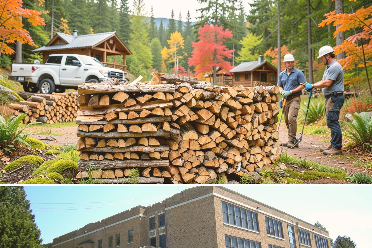 Winery Firewood in Maple Valley, King County, WA - Ramp up supply for fall harvest events and the cool-weather tasting season.