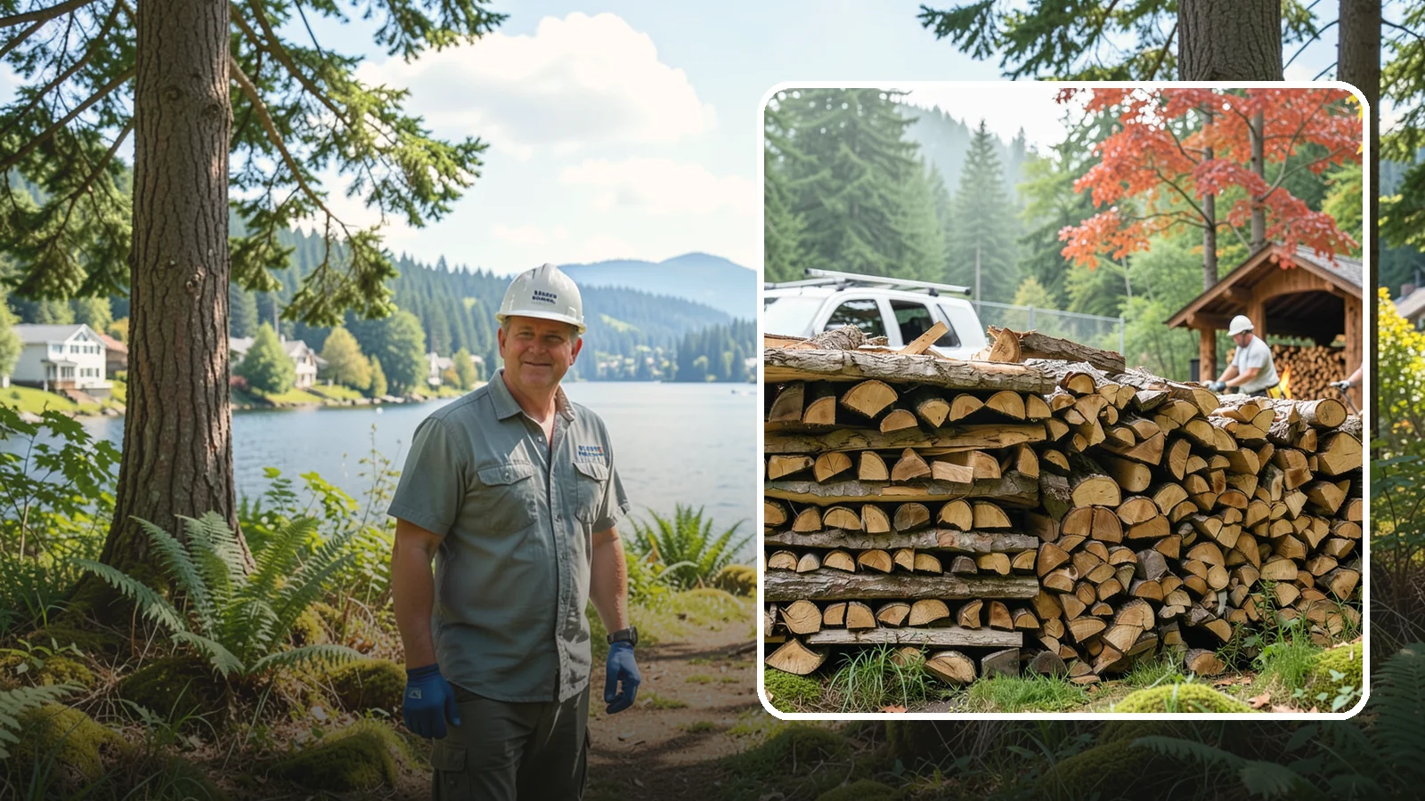 Winery Firewood in Milton, King County, WA - We supply Pacific Northwest wineries with seasoned firewood for tasting room hearths, outdoor fire features, and events.