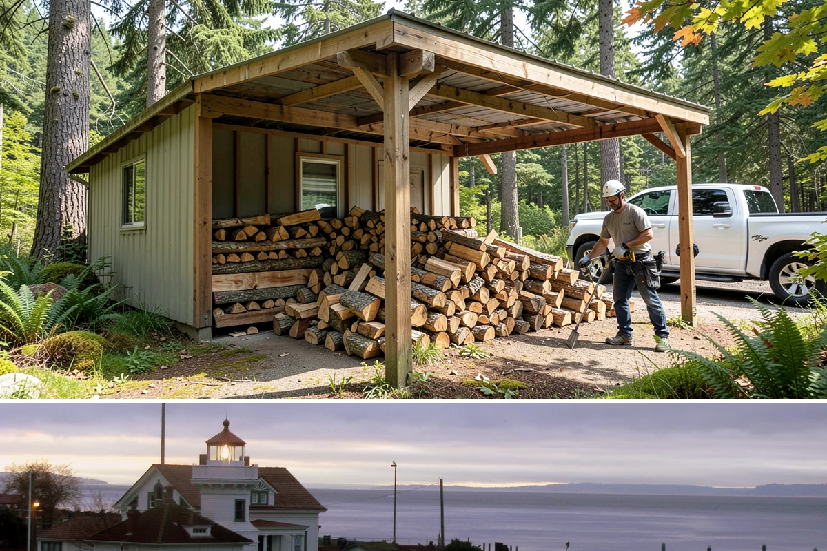 Winery Firewood in Mukilteo, Snohomish County, WA - Ramp up supply for fall harvest events and the cool-weather tasting season.