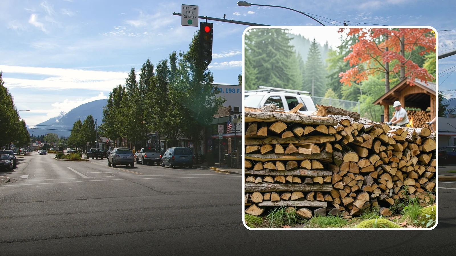 Winery Firewood in North Bend, King County, WA - We supply Pacific Northwest wineries with seasoned firewood for tasting room hearths, outdoor fire features, and events.