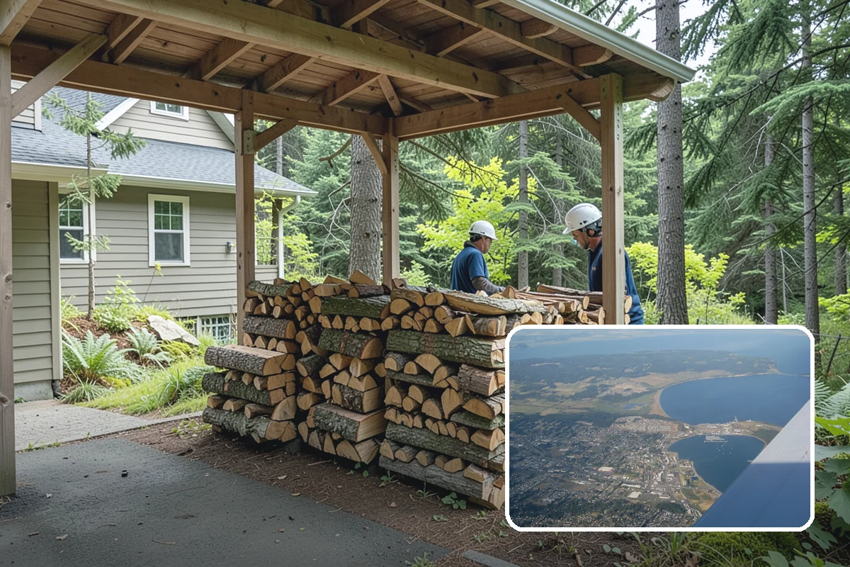 Winery Firewood in Oak Harbor, Island County, WA - Clean-burning wood that enhances the tasting experience