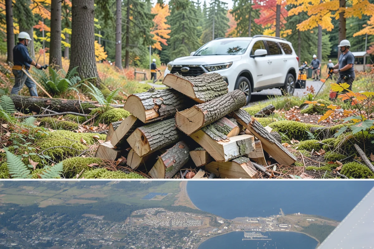 Winery Firewood in Oak Harbor, Island County, WA - Ramp up supply for fall harvest events and the cool-weather tasting season.